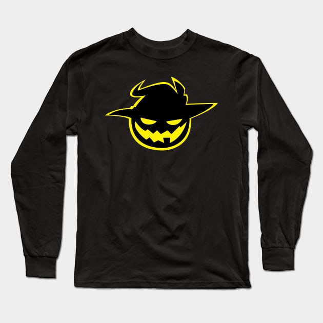 Jack O'Lantern emblem Long Sleeve T-Shirt by TerraTerraCotta